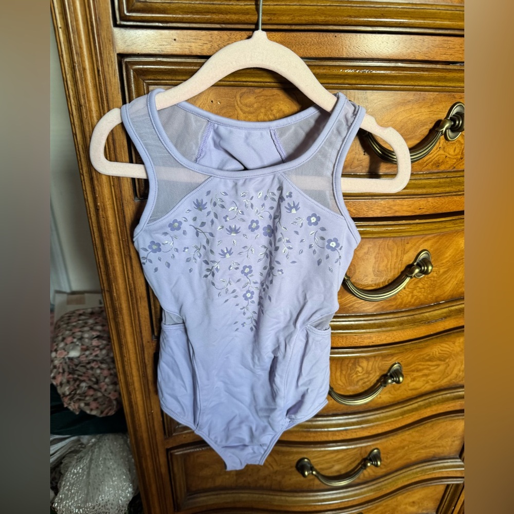 Bloch Lilac Floral Kids Bodysuit